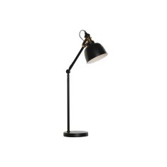 DKD Home Decor Namizna svetilka DKD Home Decor 41 x 18 x 59 cm Črna zlata kovina 220 V 50 W