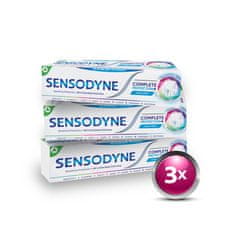 Sensodyne Complete Protection zobna pasta, 3x75 ml