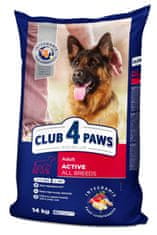 Club4Paws Premium suha hrana za aktivne pse vseh pasem Active14 kg