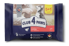 Club4Paws Premium Mokra hrana za mladiče - Puran v omaki 5+1 BREZPLAČNO