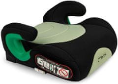 MoMi VENKO otroški avtosedež, ISOFIX, i-Size, mehko oblazinjenje, za otroke 135-150cm, zeleno-črn
