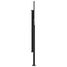 Greatstore Zložljiva stranska tenda antracitna 180x300 cm