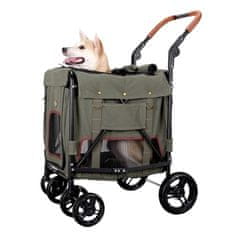 Ibiyaya Voziček Gentle Giant Pet Wagon Army Green Ibiyaya FS1880-AG