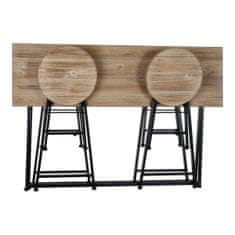 DKD Home Decor Garnitura mize s 4 stoli DKD Home Decor 141,5 x 151 x 86,5 cm (5 kosov)