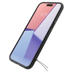 Spigen Ovitek Spigen Liquid Air za iPhone 15 Pro - črn