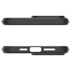 Spigen Ovitek Spigen Liquid Air za iPhone 15 Pro Max - črn