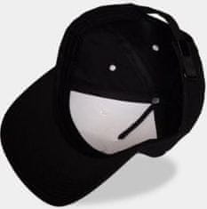 Difuzed Pokemon nastavljiva kapa, motiv Pokeball, črno-bela