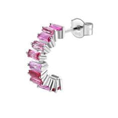 Brosway Bleščeči enojni uhani Fancy Vibrant Pink FVP09