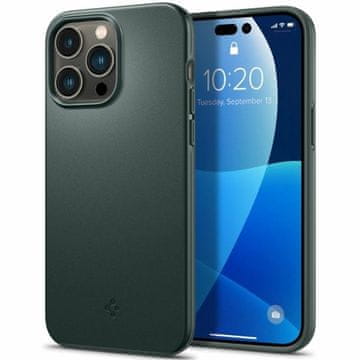Spigen Ovitek Spigen Thin Fit Abyss Green za iPhone 14 Pro - zelen