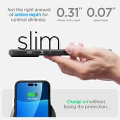 Spigen Ovitek Spigen Liquid Air za Apple iPhone 14 Pro Max - črn