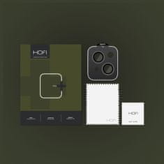 Hofi Camring zaščitno steklo za kamero za iPhone 15 / 15 Plus, črna