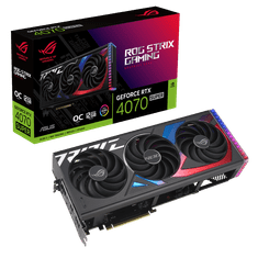 ASUS ROG Strix GeForce RTX 4070 SUPER 12GB GDDR6X OC grafična kartica (ROG-STRIX-RTX4070S-O12G-GAMING)