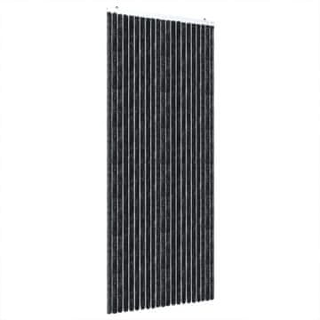 Vidaxl Zavesa proti mrčesu antracitna 100x200 cm šenilja