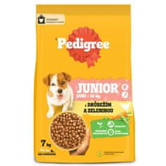 Pedigree hrana za pasje mladiče malih pasem, perutnina in zelenjava, 7 kg