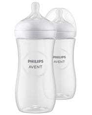 Philips Avent SCY906/02 Natural Response steklenička, plastična, 330 ml, 2/1