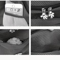 Pasji nahrbtnik, mačji nahrbtnik, torba za kužke - zračen dizajn, nepremočljiva podlaga, oblazinjen naramni pas, M