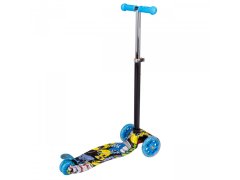 Tri kolesni skiro MAXI SCOOTER z lučkami v kolesih, JOKER H-049-JO