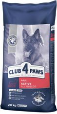 Club4Paws Premium  "Active" popolna suha hrana za aktivne odrasle pse vseh pasem 20 kg