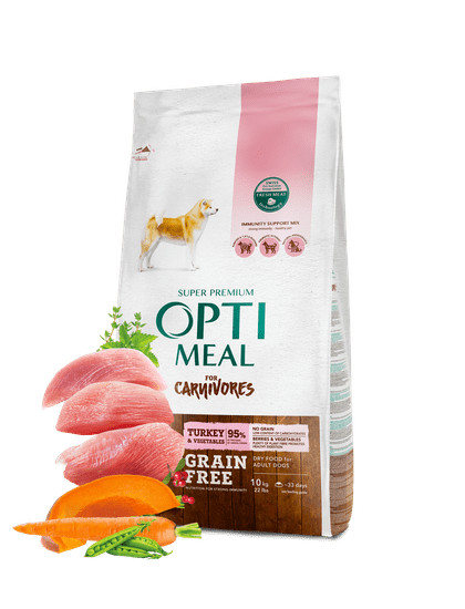 OptiMeal suha hrana za pse vseh pasem INDIAN VEGETABLES 10 kg