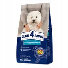 Club4Paws Premium Suha hrana z jagnjetino in rižem za pse malih pasem z alergijami 2kg