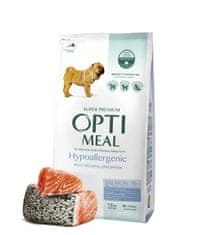 OptiMeal hipoalergena suha hrana za pse z lososom 1,5 kg