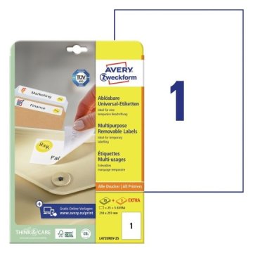 Avery Zweckform Etikete zweckform l4735rev 1/25