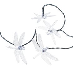 WOWO Solarne vrtne luči s kačjimi pastirji - večbarvne, 6,5 m, 30 LED