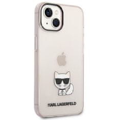 Karl Lagerfeld Ovitek Karl Lagerfeld za Apple iPhone 14 - Choupette Body Pink