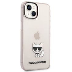 Karl Lagerfeld Ovitek Karl Lagerfeld za Apple iPhone 14 Plus - Choupette Body Pink