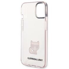 Karl Lagerfeld Ovitek Karl Lagerfeld za Apple iPhone 14 Plus - Choupette Body Pink