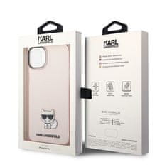 Karl Lagerfeld Ovitek Karl Lagerfeld za Apple iPhone 14 Pro Max - Choupette Body Pink