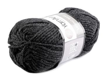 Pletena preja Merino bulky 100 g - (359) siva hematit