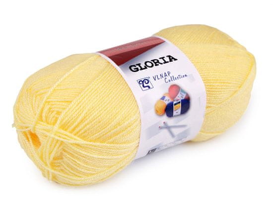 GLORIA Pletena preja 50 g - (54033) rumena svetla
