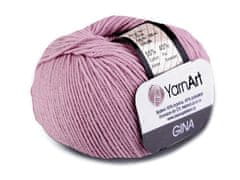 YarnArt Pletena preja Gina / Jeans 50 g - (65) stara roza