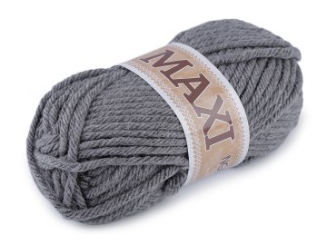 Pletena preja Jumbo Maxi 100 g - (908) siva nevtralna