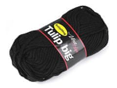 Vlna-Hep Pletena preja Tulip big 100 g - (4001) črna