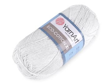 Pletena preja Eco - bombaž XL 200 g - (760) bela
