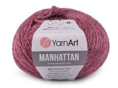 Manhattan Pletena preja 50 g - (905) staro roza temno.