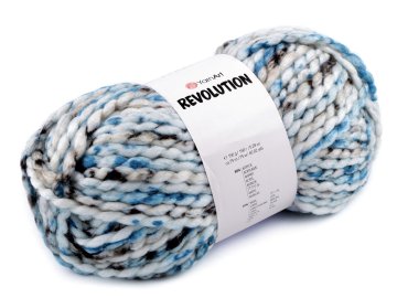 Pletena preja Revolution 150 g - (1617) modra