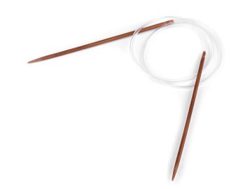 Bambusove okrogle igle št. 3; 3,5; 4; 4,5; 5; 5,5; 6; 6,5; 7; 8 - (3,5 mm) temni bambus