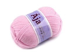Pletena preja Aja 50 g - (954) vijolični vzorec.