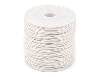 Inny Bombažna vrvica Ø1 mm voščena - bela