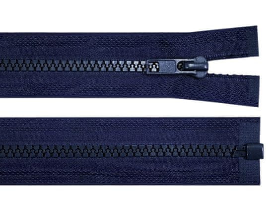 Bone zadrga št. 5 dolžina 45 cm jakna - temno modra