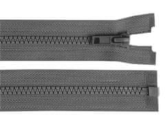 Kostna zadrga št. 5 dolžina 30 cm jakna - siva jeklena