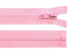 Bone zadrga št. 5 dolžina 60 cm jakna - roza baby light