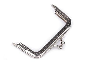 Šivani okvir za denarnico 7,5x8 cm - nikelj (10 kosov)