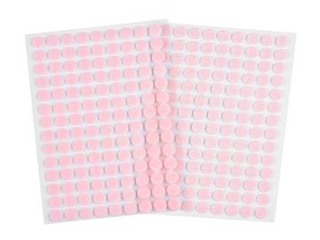 Velcro samolepilni koleščki Ø10 mm - roza st.