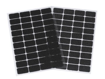 Samolepilni pravokotniki Velcro 15x25 mm - črni