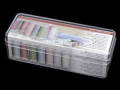 Gutermann Plastična škatla za 27 navojev - prozorna