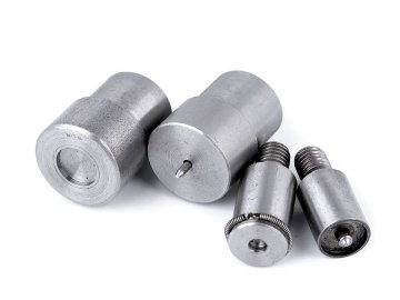 Bat za kovinske gumbe Ø10; 12; 15 mm - (Ø10 mm) nikelj